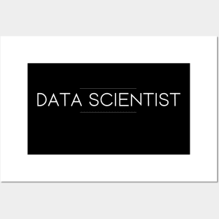 Data Scientist Minimalist Design Posters and Art